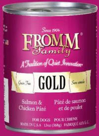 13oz. Fromm Gold Salmon/Chicken Pate Dog Food