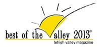 Lehigh Valley Magazine's Best of the Valley 2013 logo - Certified Dog Trainer in Bethlehem, PA